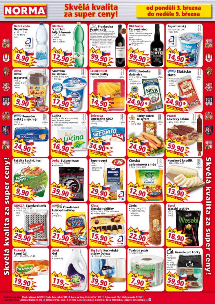 leták Norma Aktuální leták od 3.3.2014 strana 1 leták Norma Aktuální leták od 3.3.2014 strana 1