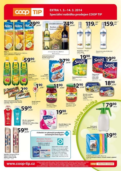 leták COOP Tip extra od 1.3.2014 strana 1 leták COOP Tip extra od 1.3.2014 strana 1