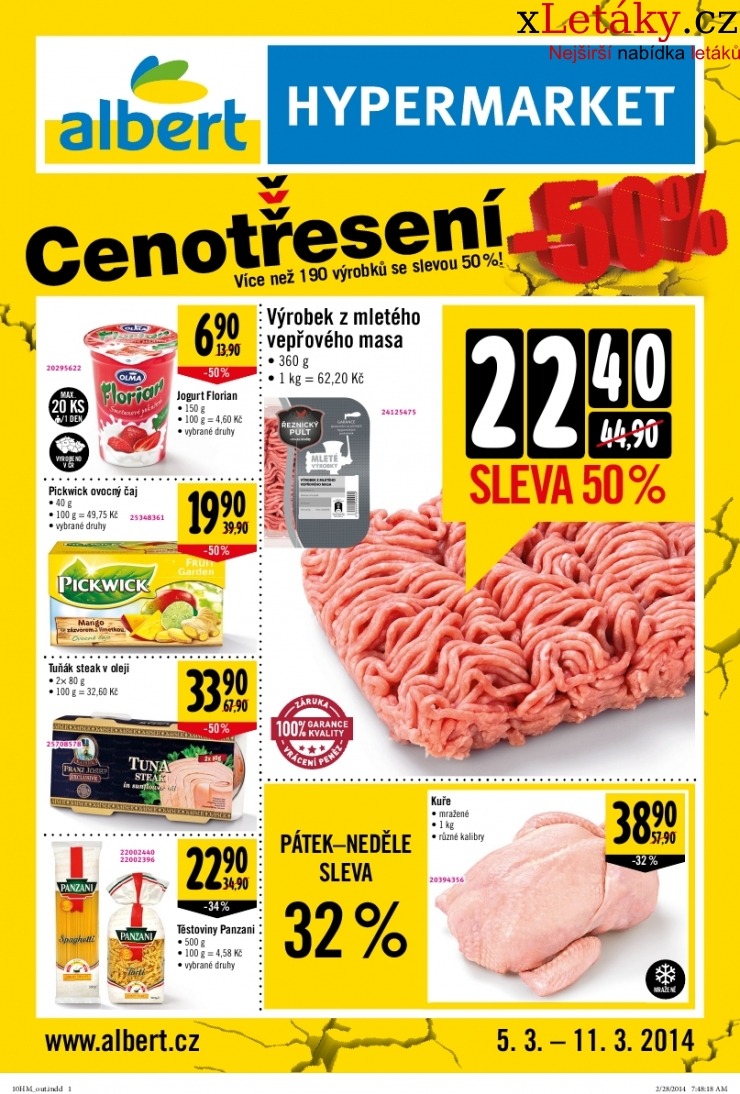 leták Albert Hypermarket akční leták strana 1 leták Albert Hypermarket akční leták strana 1