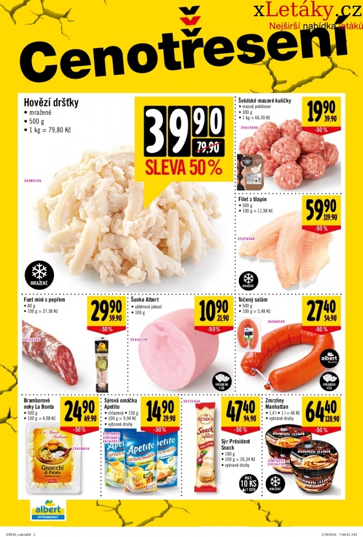 leták Albert Hypermarket akční leták strana 1 leták Albert Hypermarket akční leták strana 1