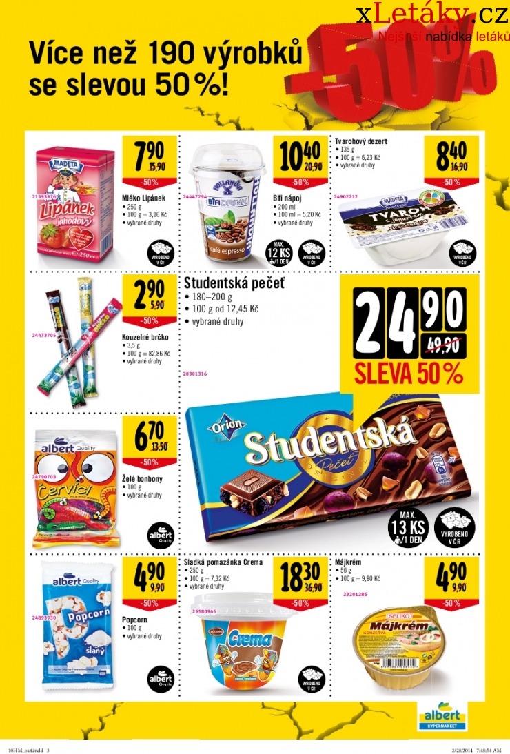 leták Albert Hypermarket akční leták strana 1 leták Albert Hypermarket akční leták strana 1