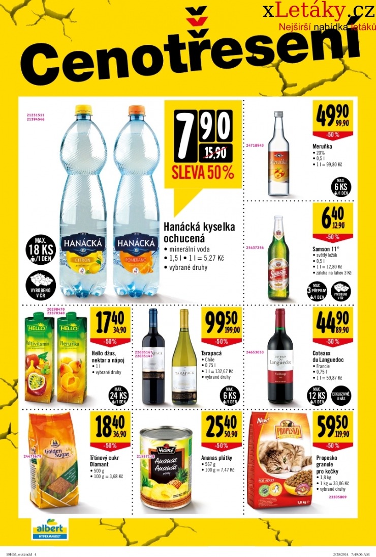 leták Albert Hypermarket akční leták strana 1 leták Albert Hypermarket akční leták strana 1