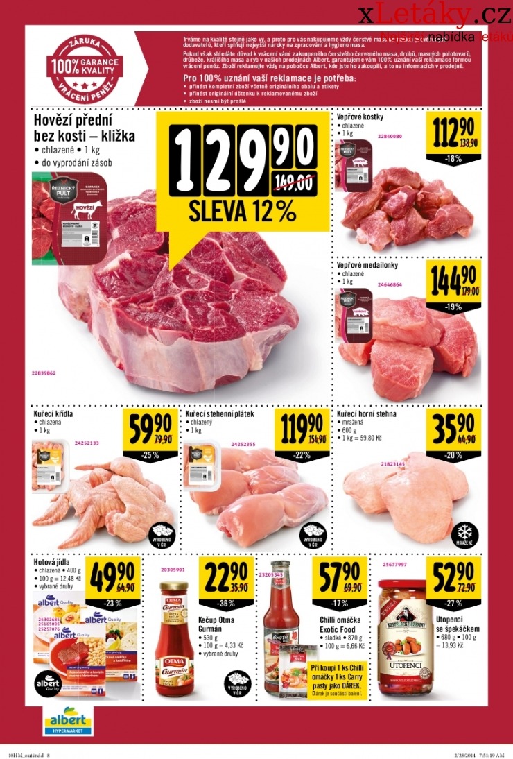 leták Albert Hypermarket akční leták strana 1 leták Albert Hypermarket akční leták strana 1