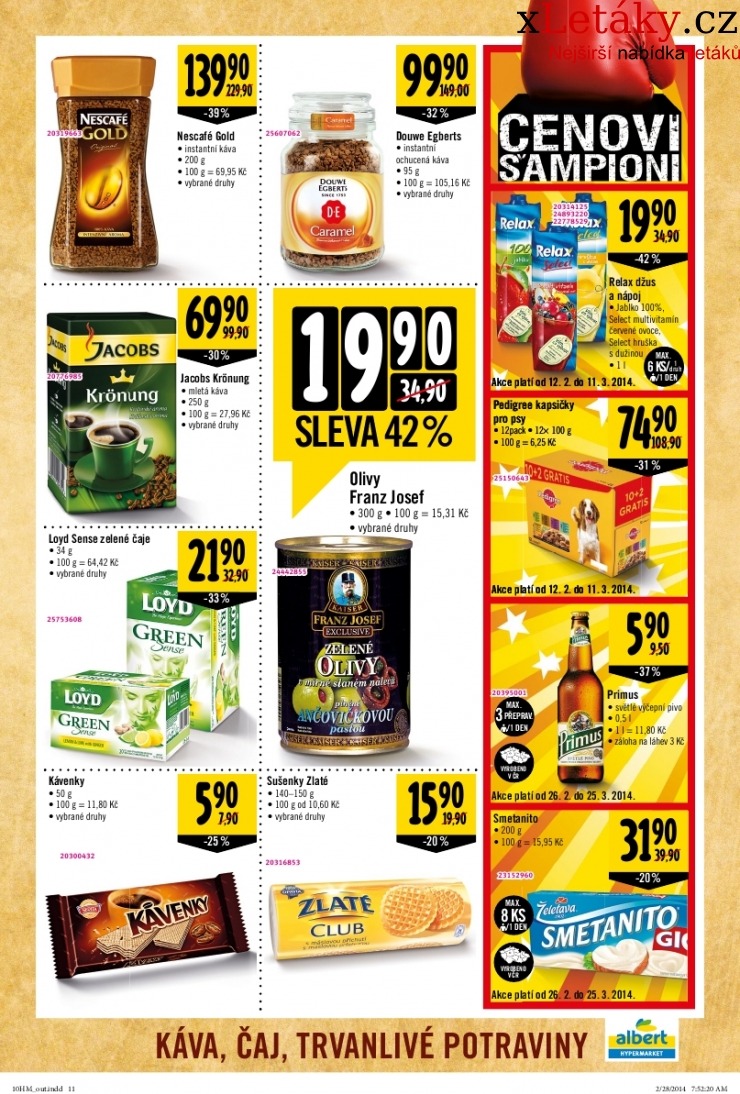 leták Albert Hypermarket akční leták strana 1 leták Albert Hypermarket akční leták strana 1