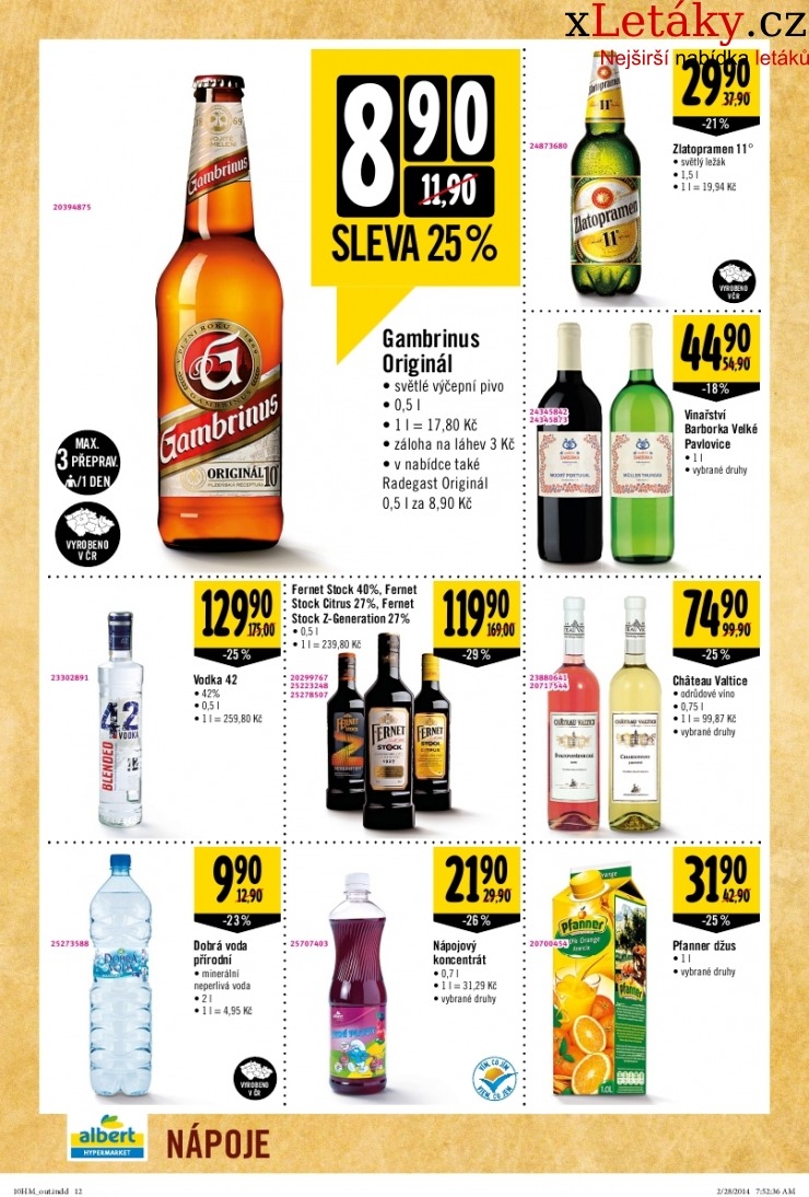 leták Albert Hypermarket akční leták strana 1 leták Albert Hypermarket akční leták strana 1