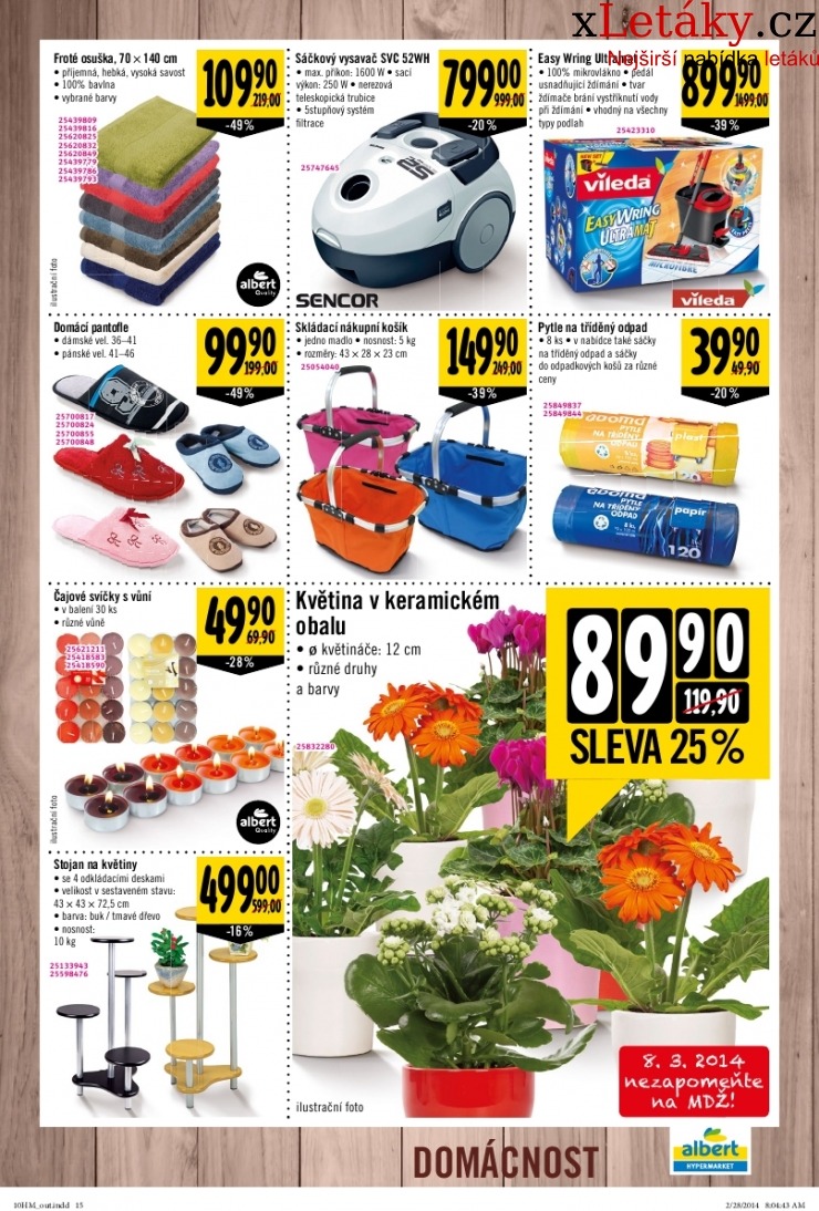 leták Albert Hypermarket akční leták  strana 1 leták Albert Hypermarket akční leták strana 1