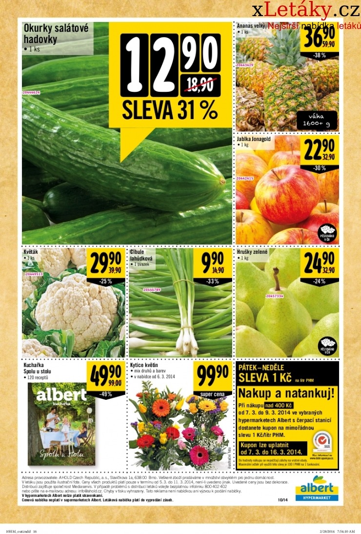 leták Albert Hypermarket akční leták strana 1 leták Albert Hypermarket akční leták strana 1