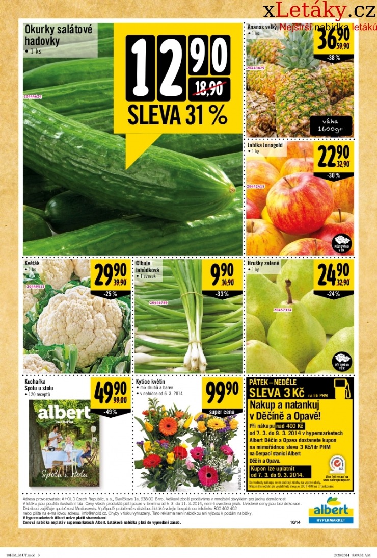 leták Albert Hypermarket akční leták strana 1 leták Albert Hypermarket akční leták strana 1