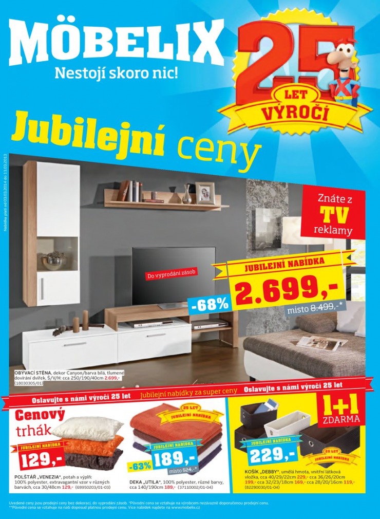 letk Mobelix Aktuln prospekt od 3.3.2014 strana 1