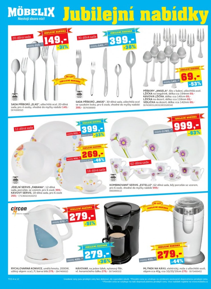 let�k Mobelix Aktu�ln� prospekt od 3.3.2014 strana 1