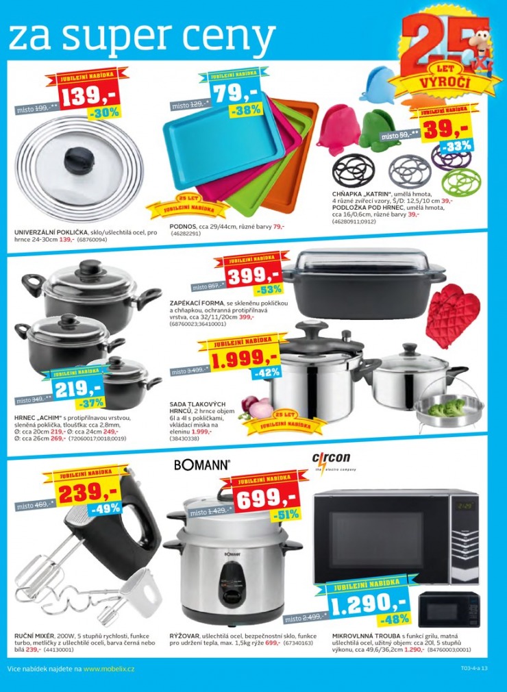 let�k Mobelix Aktu�ln� prospekt od 3.3.2014 strana 1