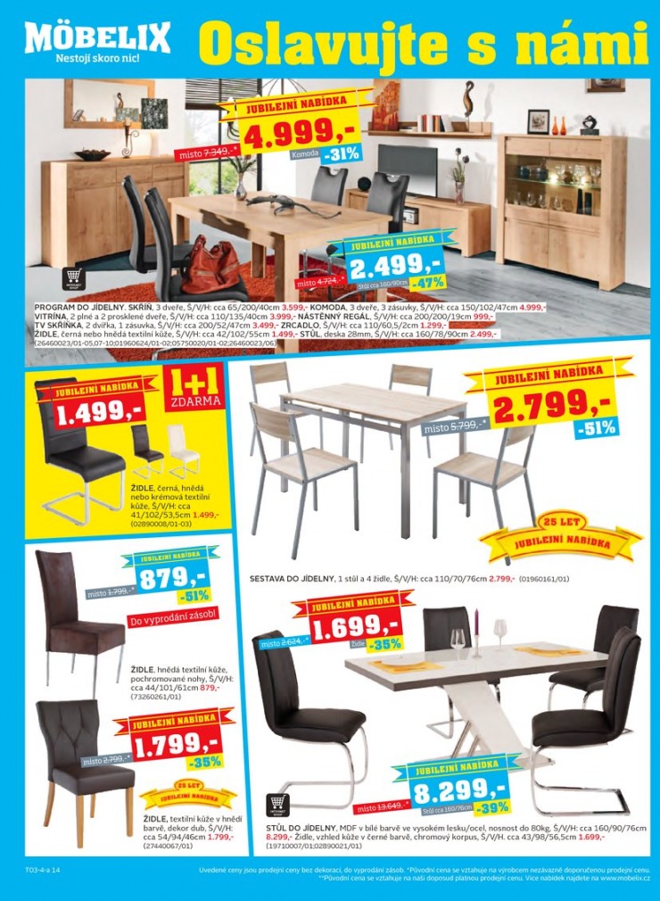 let�k Mobelix Aktu�ln� prospekt od 3.3.2014 strana 1