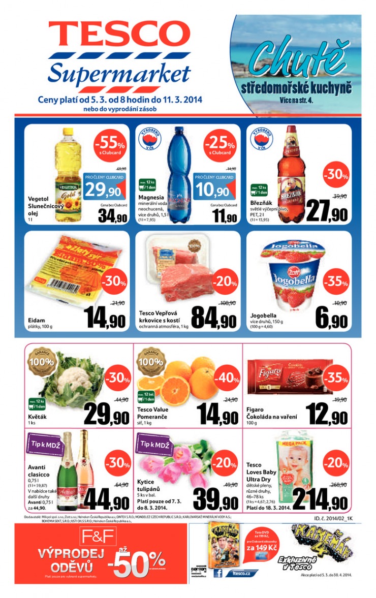 letk Tesco supermarkety od 5.3.2014 strana 1