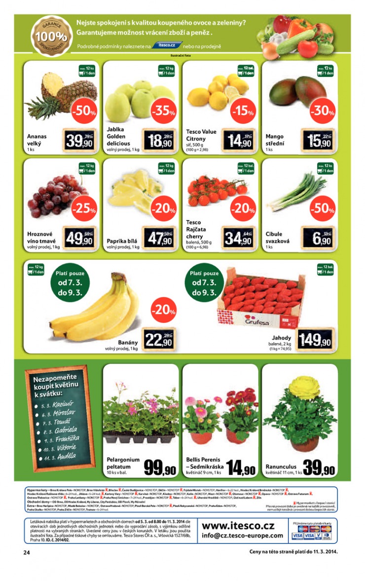 leták Tesco velké hypermarkety od 5.3.2014 strana 1 leták Tesco velké hypermarkety od 5.3.2014 strana 1