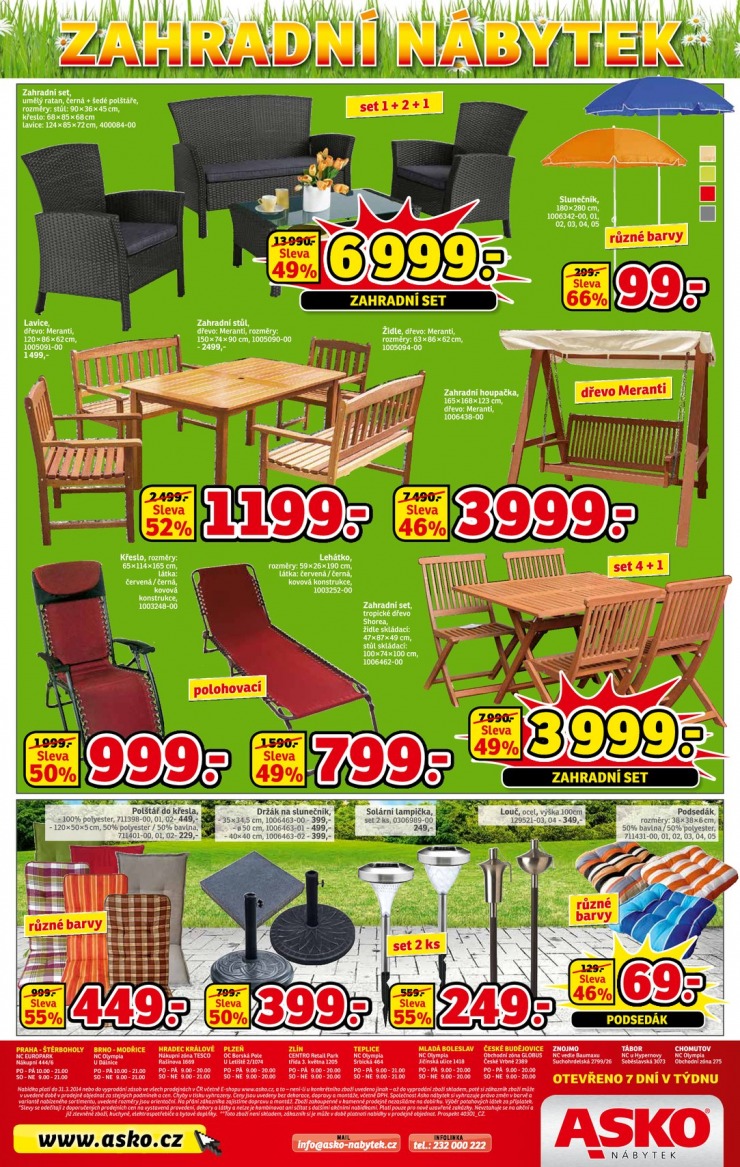 leták Asko nábytek katalog od 3.3.2014 strana 1 leták Asko nábytek katalog od 3.3.2014 strana 1