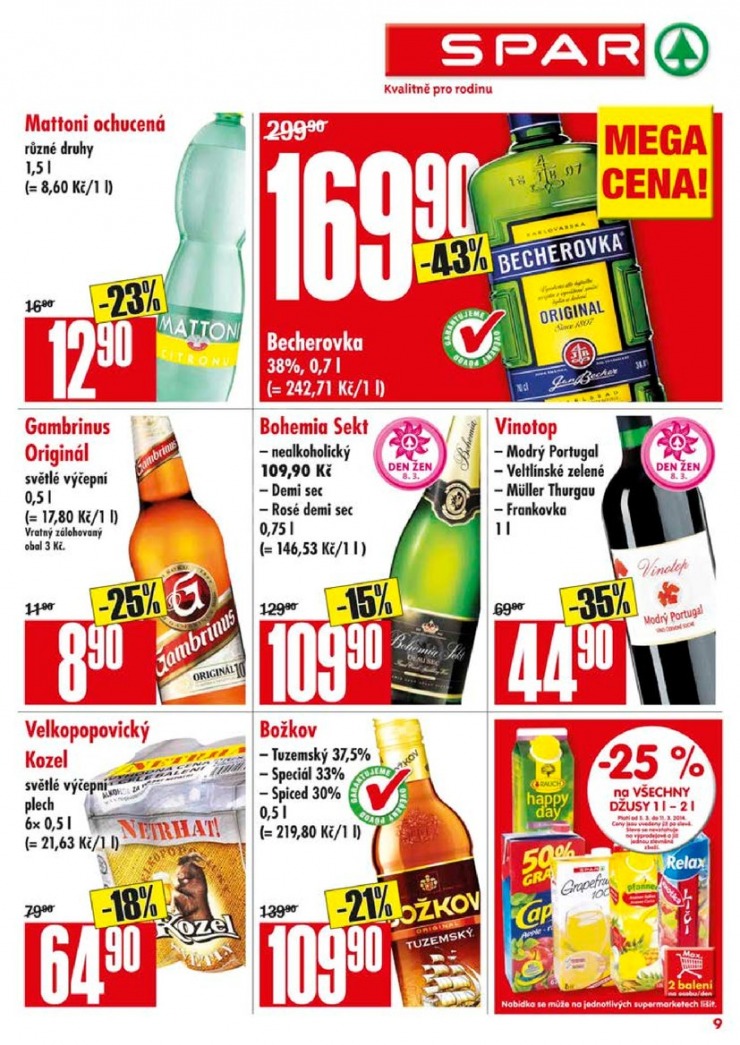 leták Interspar nabídka Spar od 5.3.2014 strana 1 leták Interspar nabídka Spar od 5.3.2014 strana 1