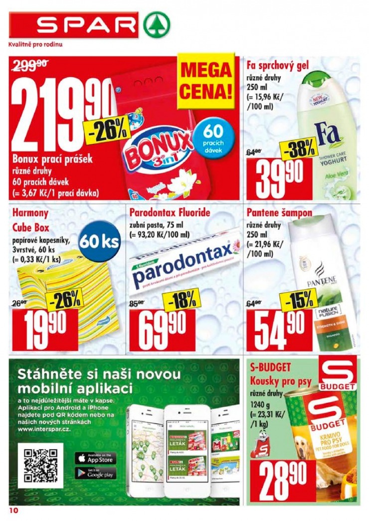 letk Interspar nabdka Spar od 5.3.2014 strana 1