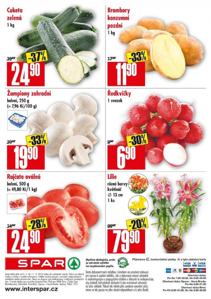leták Interspar nabídka Spar od 5.3.2014 strana 1 leták Interspar nabídka Spar od 5.3.2014 strana 1