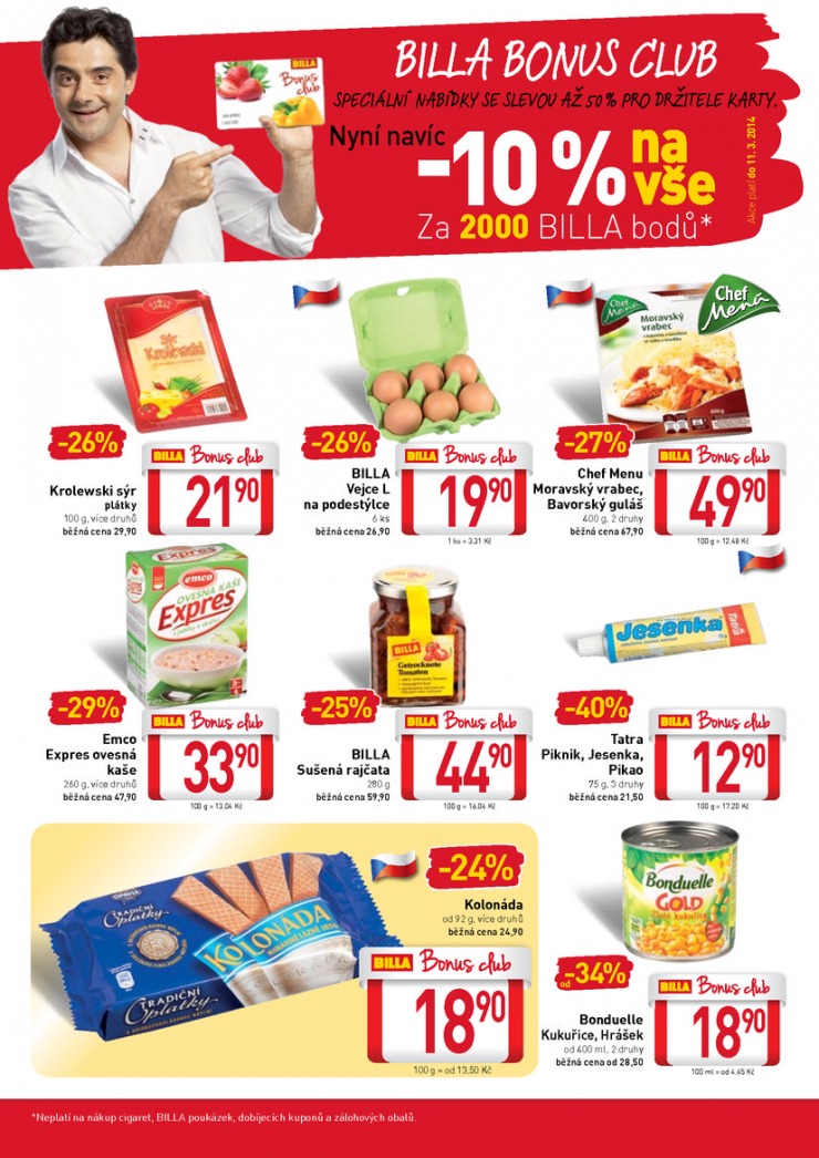 leták Billa velký od 5.3.2014 strana 1 leták Billa velký od 5.3.2014 strana 1