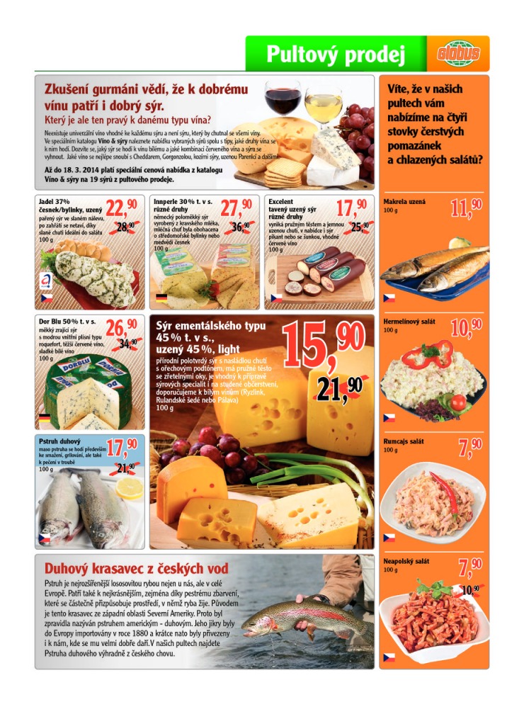 leták Globus Naše noviny od 6.3.2014 strana 1 leták Globus Naše noviny od 6.3.2014 strana 1