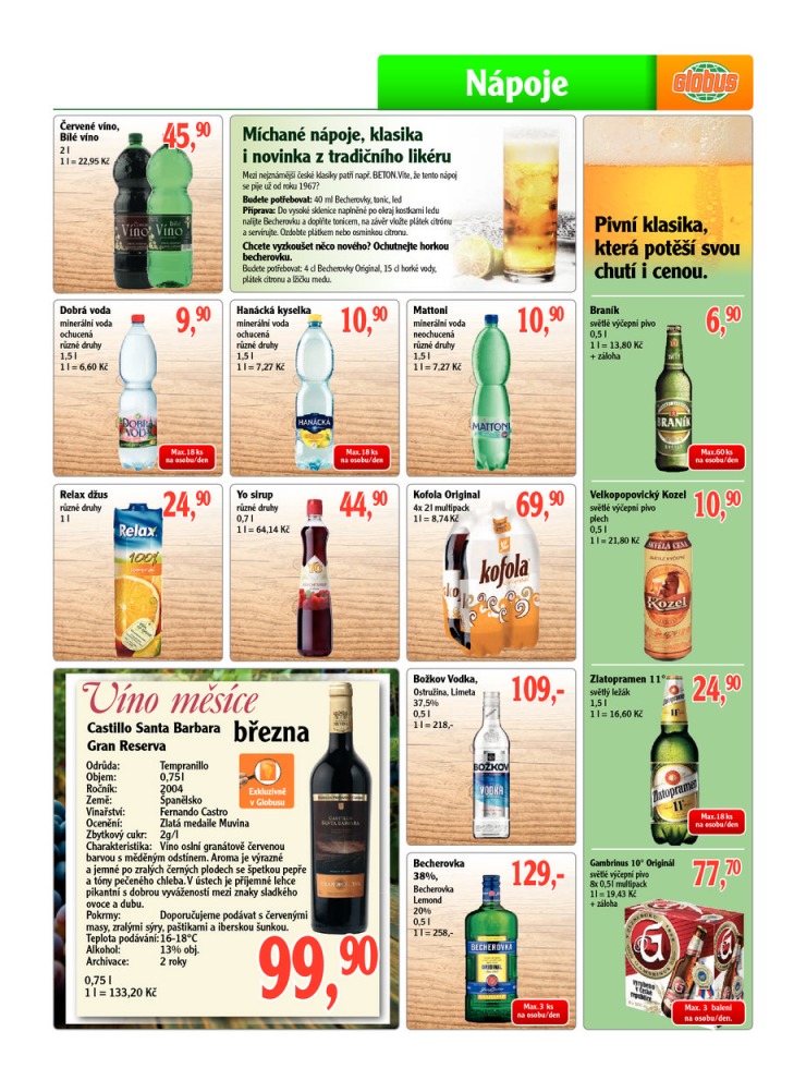 leták Globus Naše noviny od 6.3.2014 strana 1 leták Globus Naše noviny od 6.3.2014 strana 1