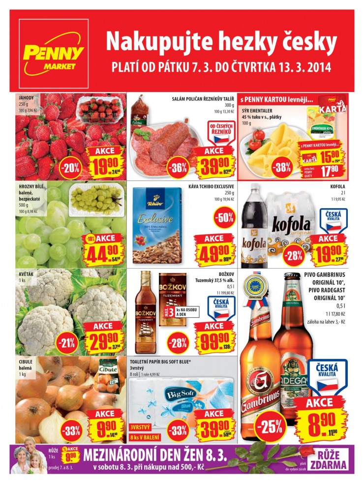 leták Penny Aktuální nabídka od 7.3.2014 strana 1 leták Penny Aktuální nabídka od 7.3.2014 strana 1