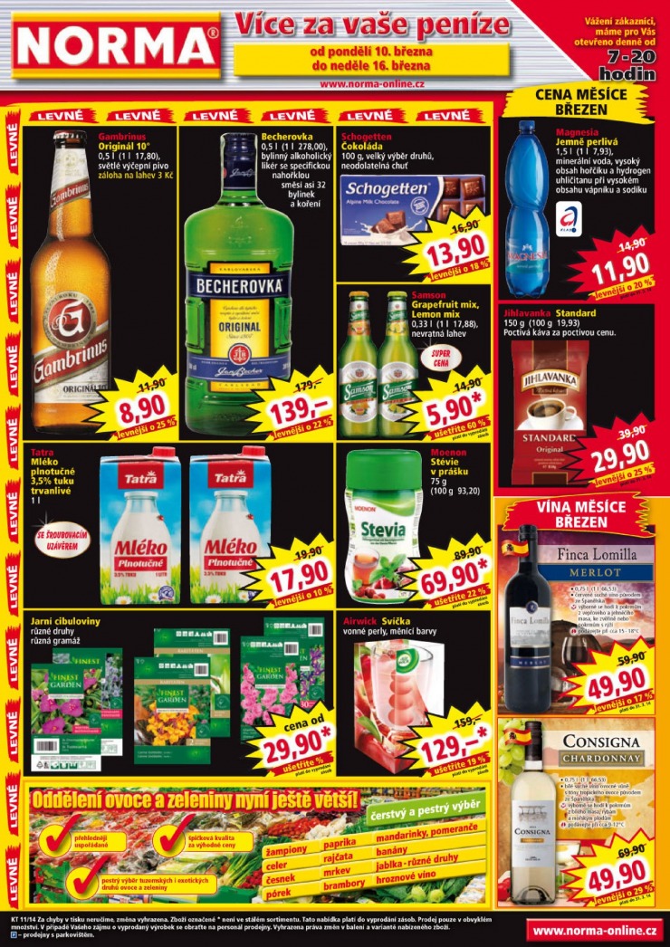 letk Norma Aktuln letk od 10.3.2014 strana 1