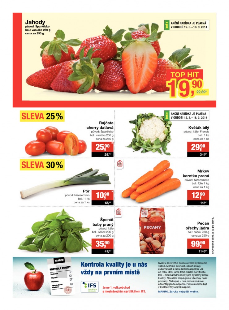 leták Makro Potraviny od 12.3.2014 strana 1 leták Makro Potraviny od 12.3.2014 strana 1