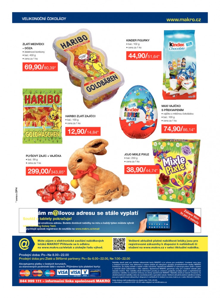 leták Makro Velikonoční čokolády od 12.3.2014 strana 1 leták Makro Velikonoční čokolády od 12.3.2014 strana 1