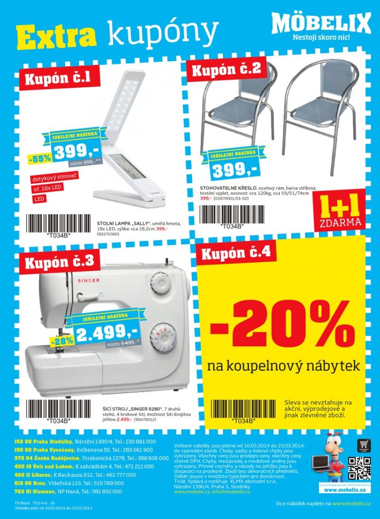 leták Mobelix Aktuální prospekt od 10.3.2014 strana 1 leták Mobelix Aktuální prospekt od 10.3.2014 strana 1