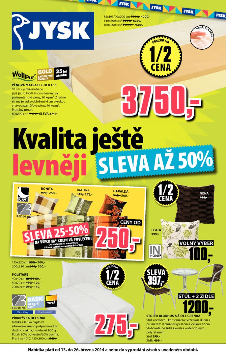 letk Jysk Nabdka tdne od 13.3.2014 strana 1