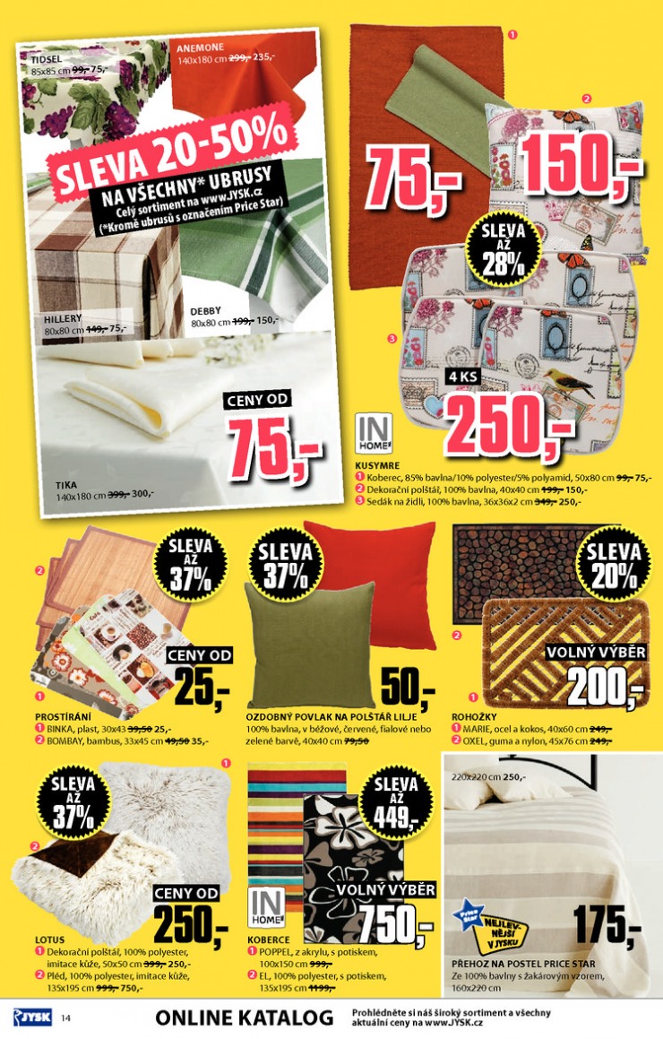 leták Jysk Nabídka týdne od 13.3.2014 strana 1 leták Jysk Nabídka týdne od 13.3.2014 strana 1