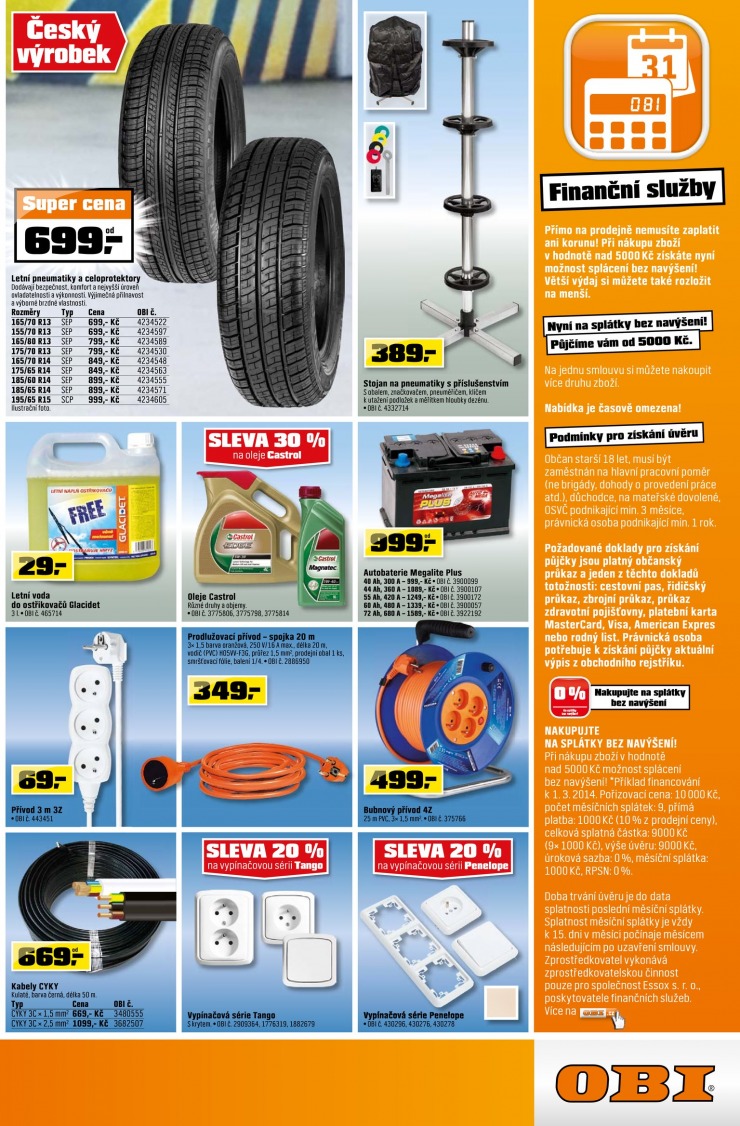 let�k OBI Aktu�ln� let�k od 13.3.2014 strana 1
