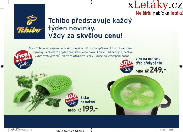 leták Tchibo leták strana 1 leták Tchibo leták strana 1