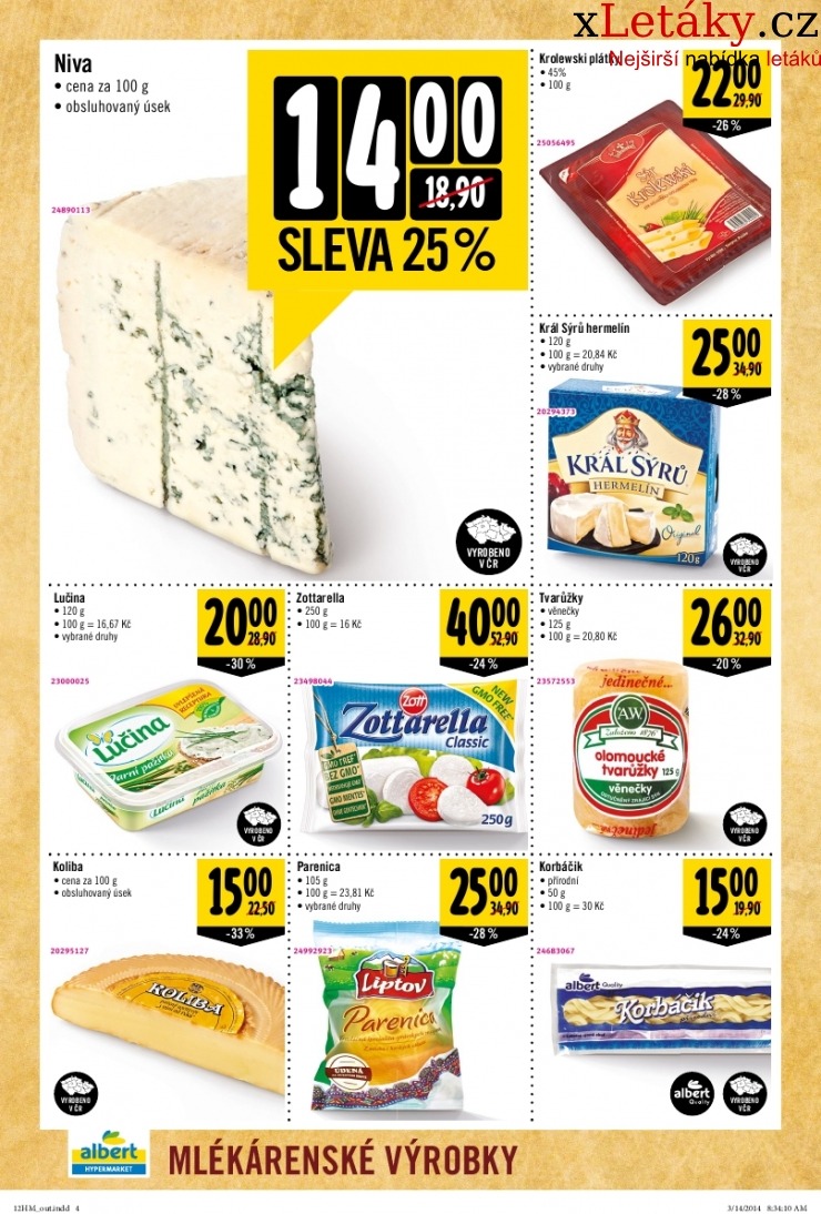 leták Albert Hypermarket akční leták strana 1 leták Albert Hypermarket akční leták strana 1