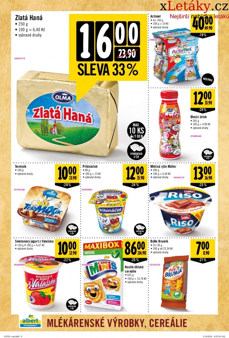 leták Albert Hypermarket akční leták strana 1 leták Albert Hypermarket akční leták strana 1