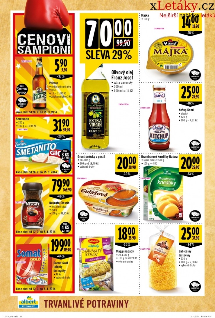 leták Albert Hypermarket akční leták strana 1 leták Albert Hypermarket akční leták strana 1