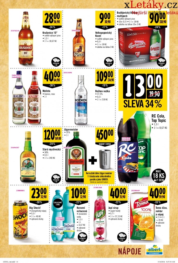 leták Albert Hypermarket akční leták strana 1 leták Albert Hypermarket akční leták strana 1