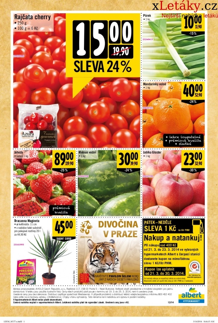 leták Albert Hypermarket akční leták strana 1 leták Albert Hypermarket akční leták strana 1