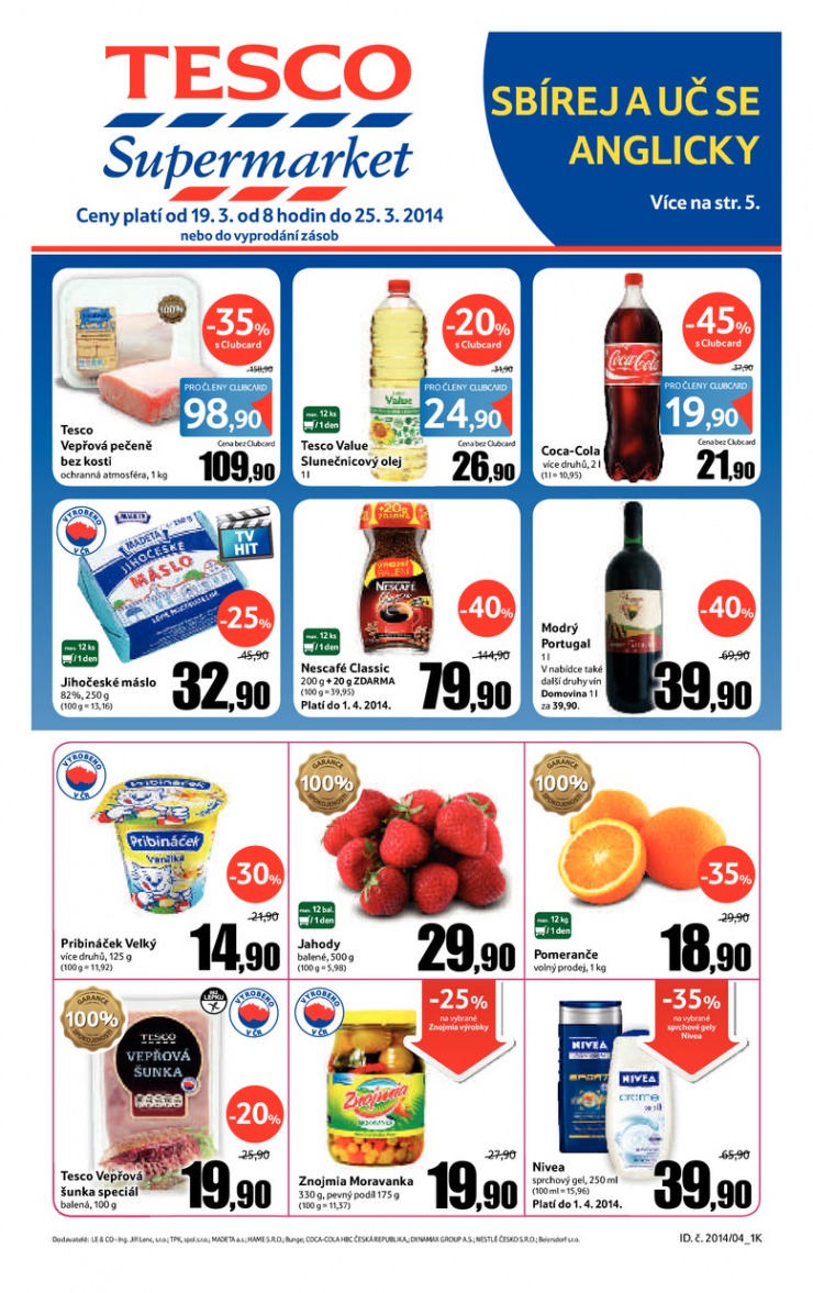 letk Tesco supermarkety od 19.3.2014 strana 1