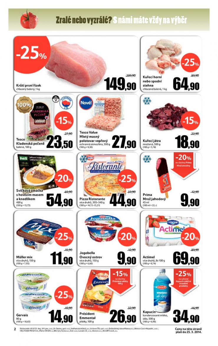 leták Tesco supermarkety od 19.3.2014 strana 1 leták Tesco supermarkety od 19.3.2014 strana 1