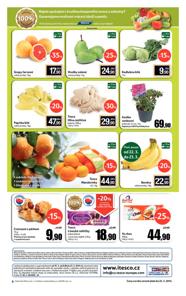 leták Tesco supermarkety od 19.3.2014 strana 1 leták Tesco supermarkety od 19.3.2014 strana 1