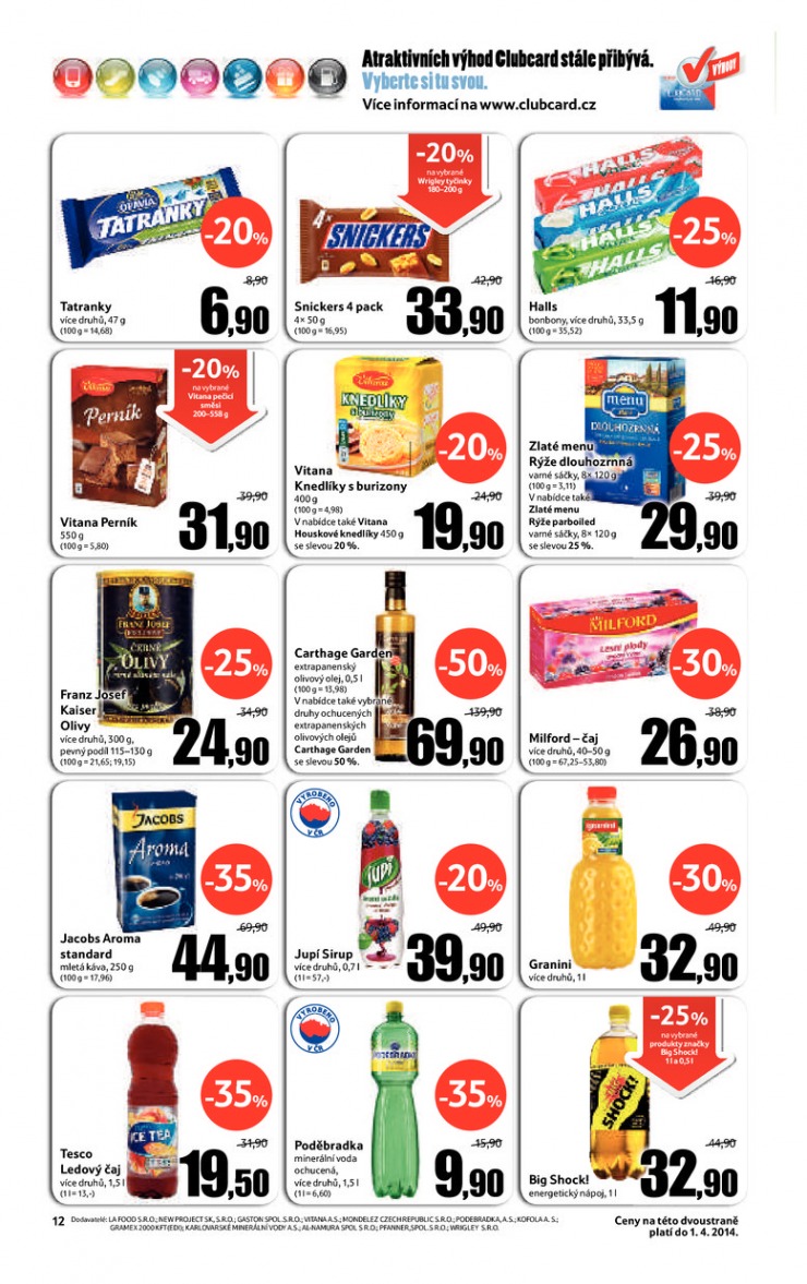 leták Tesco velké hypermarkety od 19.3.2014 strana 1 leták Tesco velké hypermarkety od 19.3.2014 strana 1