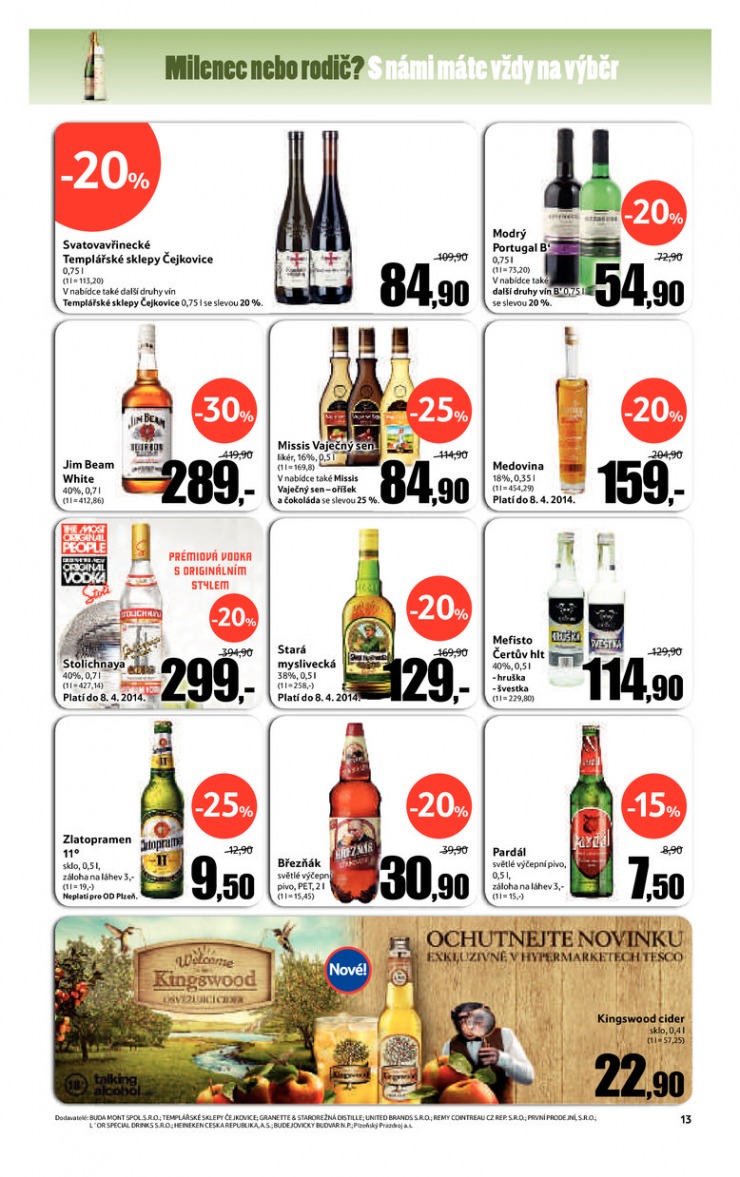 leták Tesco velké hypermarkety od 19.3.2014 strana 1 leták Tesco velké hypermarkety od 19.3.2014 strana 1