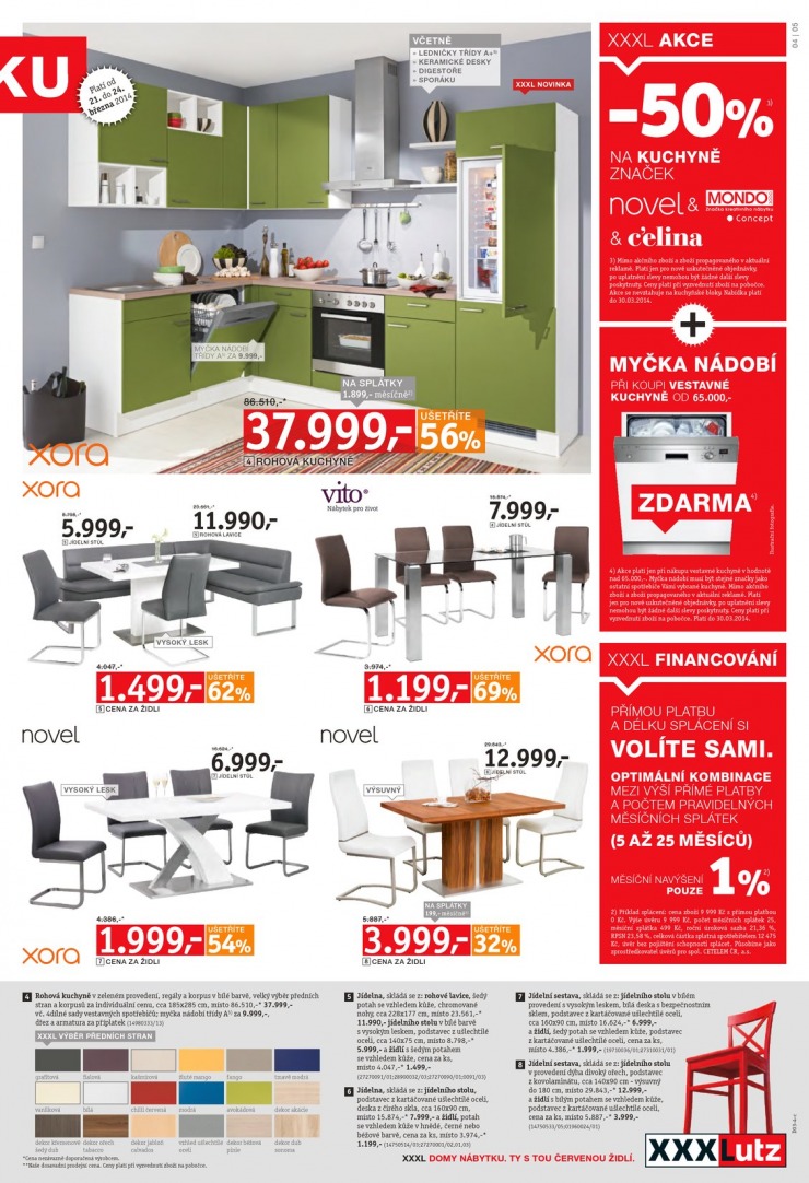 let�k XXXLutz Aktu�ln� prospekt od 18.3.2014 strana 1