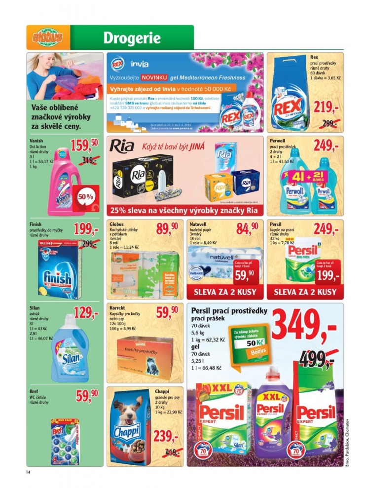 leták Globus Naše noviny od 20.3.2014 strana 1 leták Globus Naše noviny od 20.3.2014 strana 1