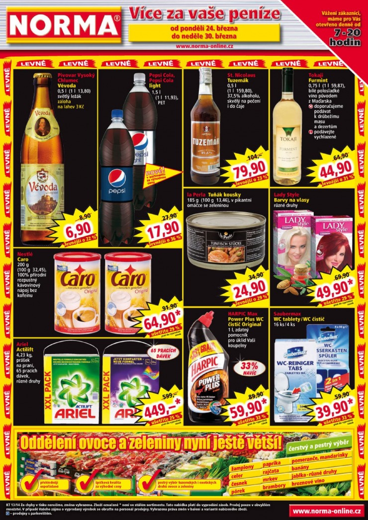 letk Norma Aktuln letk od 23.3.2014 strana 1
