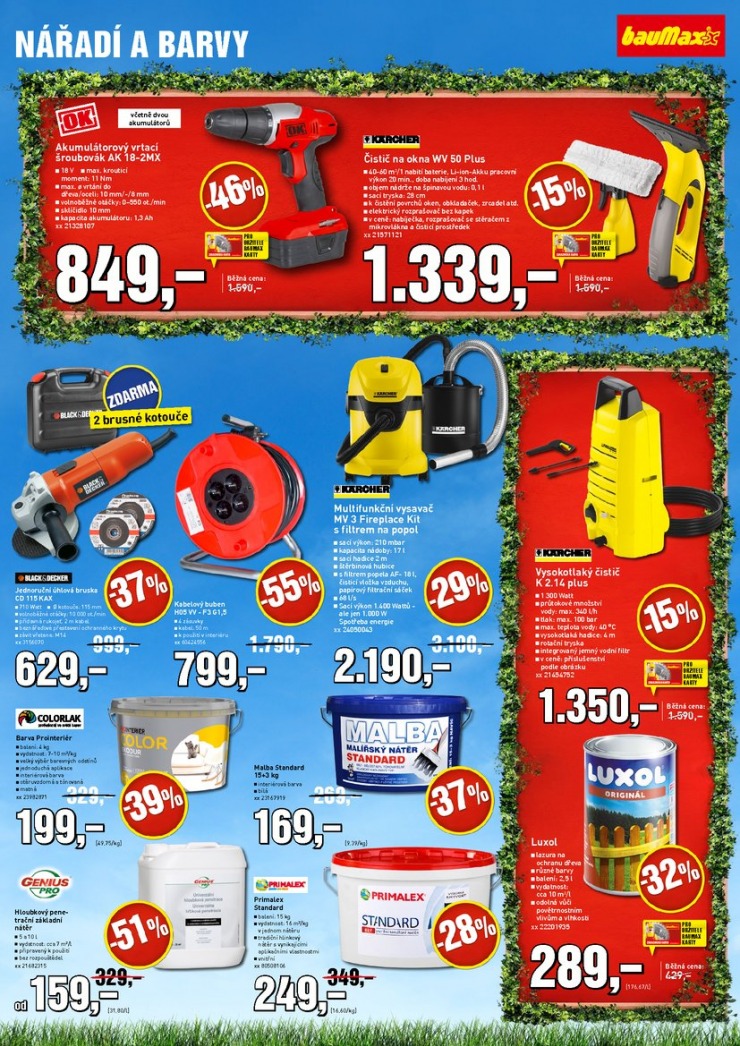 let�k Baumax Aktu�ln� m�s��n� let�k od 21.3.2014 strana 1