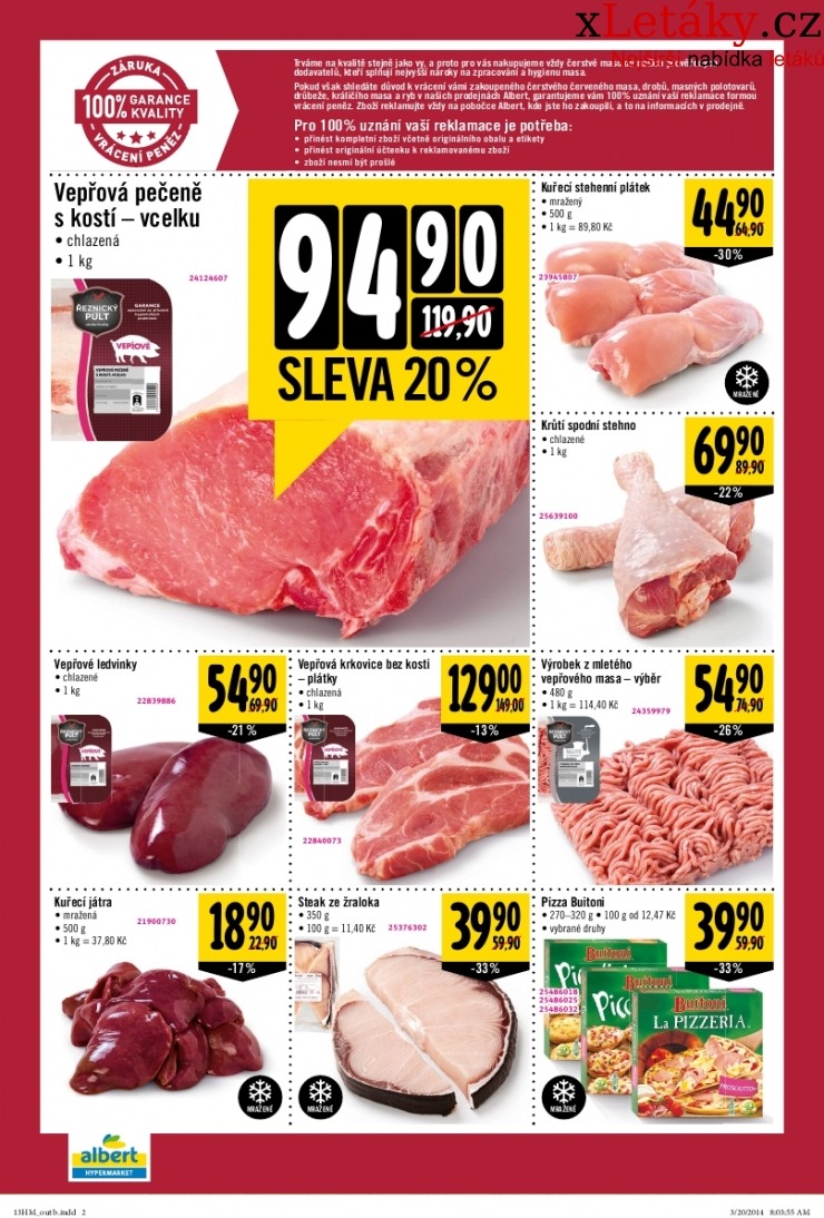 leták Albert Hypermarket akční leták strana 1 leták Albert Hypermarket akční leták strana 1