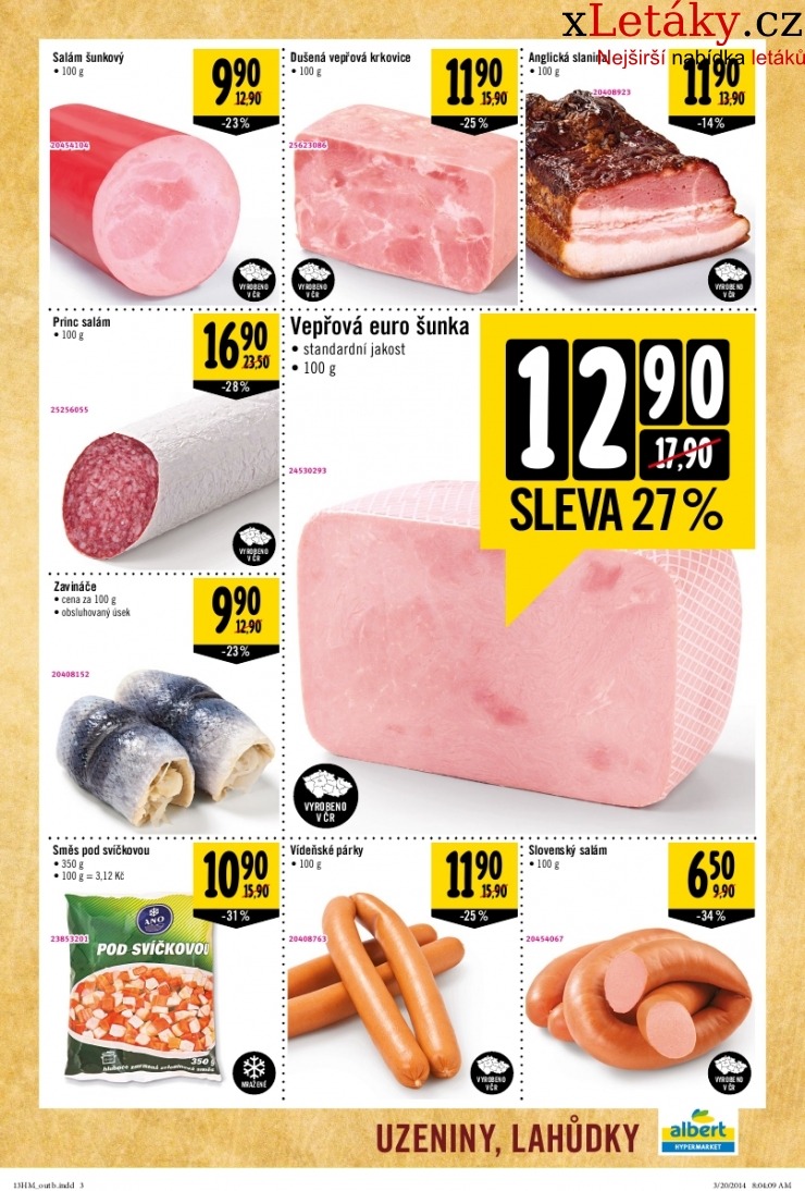leták Albert Hypermarket akční leták strana 1 leták Albert Hypermarket akční leták strana 1